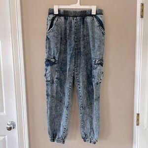 Womens’ C’est Toi Lightweight Jean Cargo Pants Size L